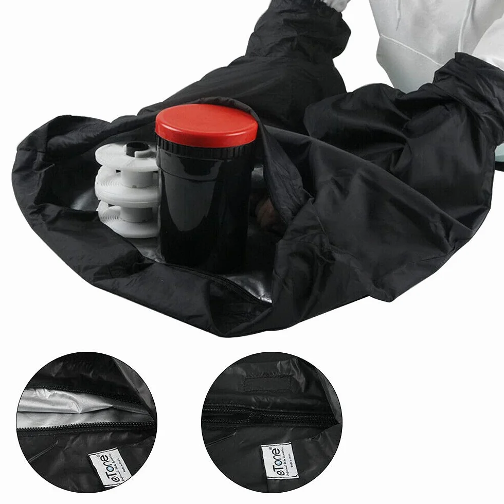 Kit di sviluppo per camera nera, trattamento di film 120 127 126 negativo 10xlente d'ingrandimento a piedi, ingrandimento 4 bande di 3 negativi 6x6 cm, compatta vasca di sviluppo per le 2 pellicole