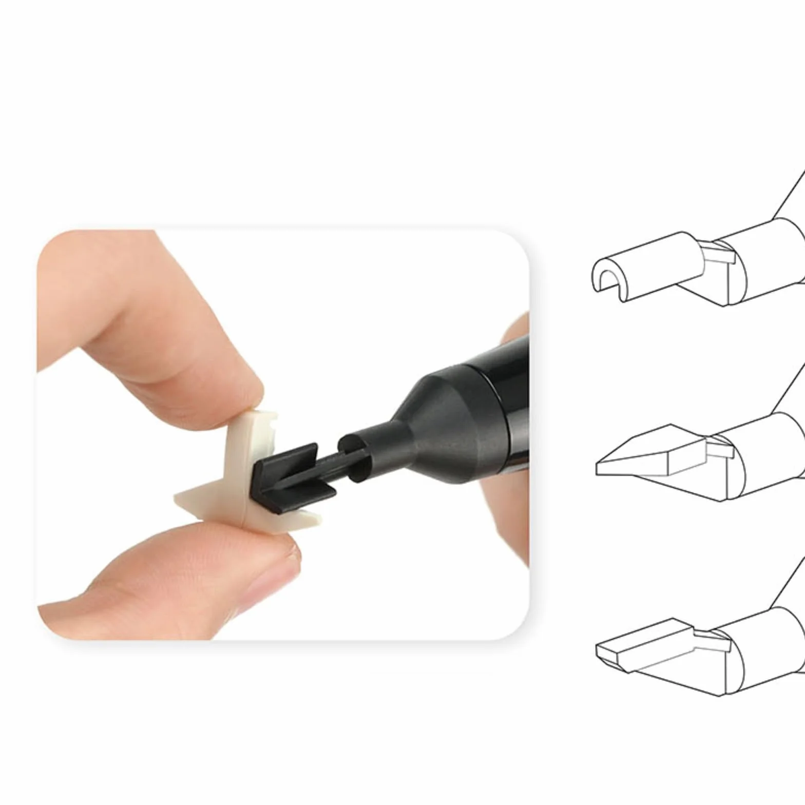 Penna abrasiva portatile elettrica micro levigatura per hobby modellismo fai da te
