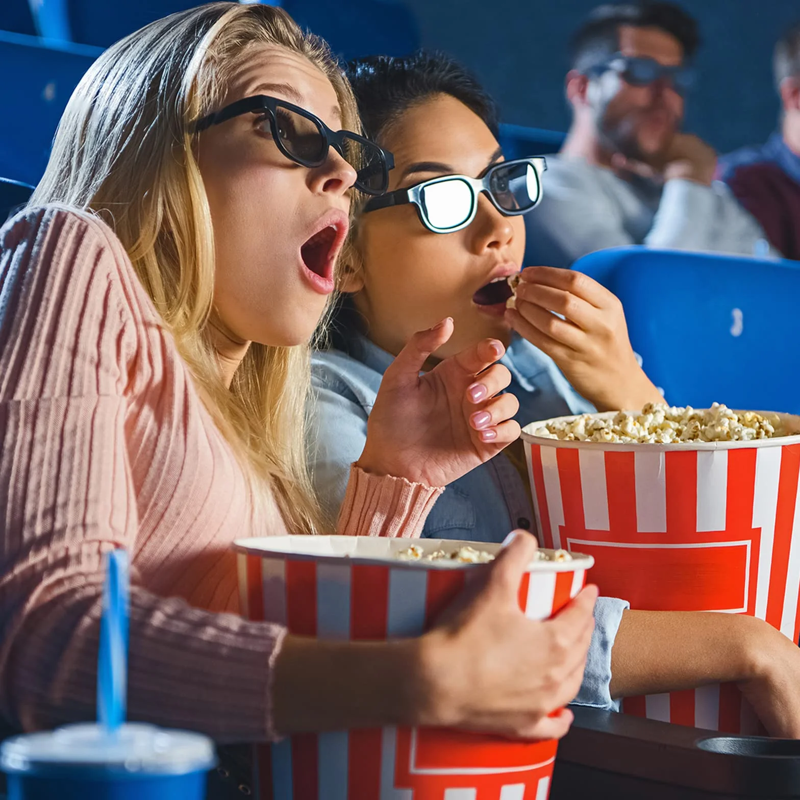 Occhiali 3D Reald, Occhiali 3D passivi circolari polarizzati non lampeggianti per il cinema in formato Reald occhiali 3D che supportano la TV e il cinema 3D（Confezione da 3）