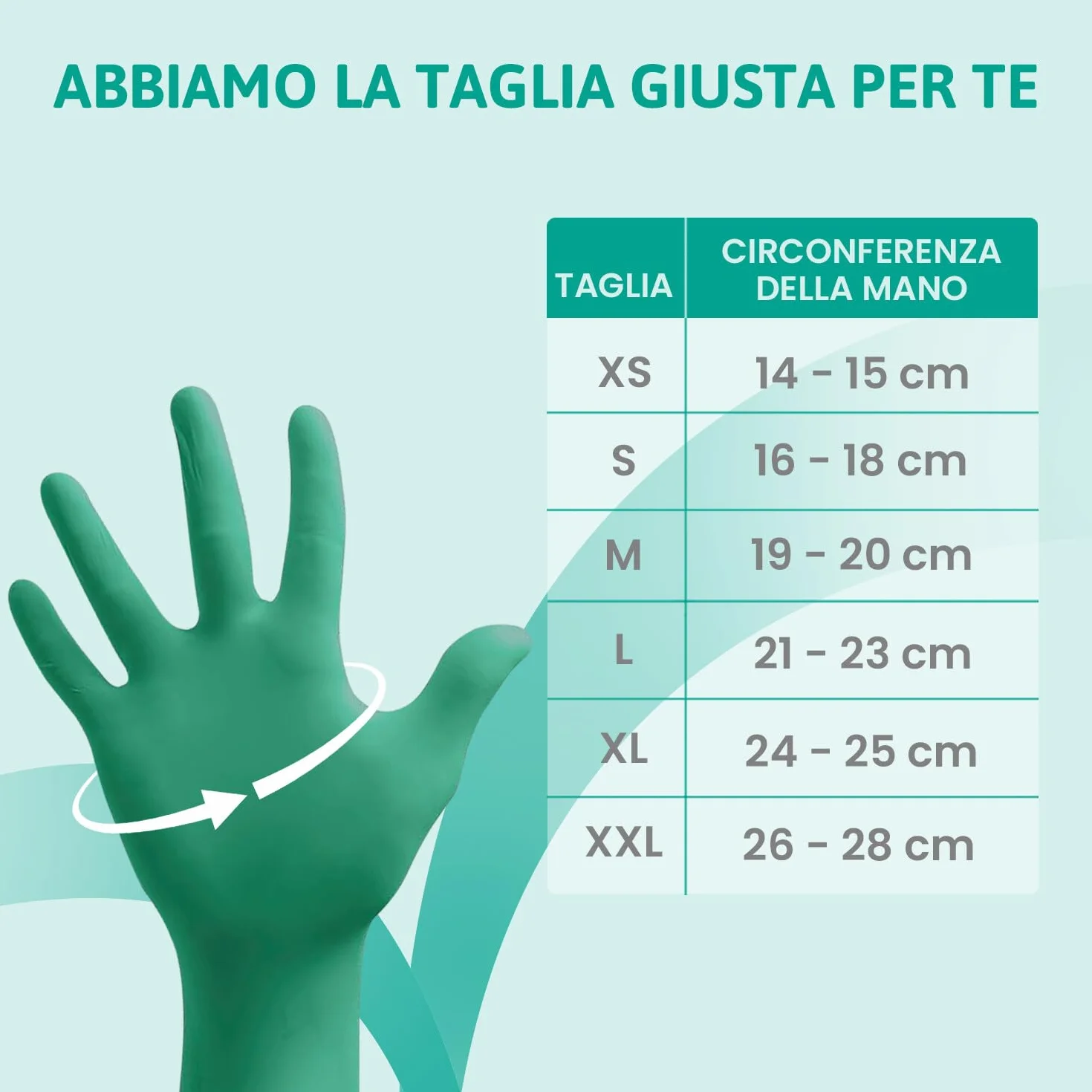 Ansell TouchNTuff 92-600 Guanti Monouso in Nitrile, Senza Polvere, Alta Resistenza Chimica, Verde, Taglia L (100 Pezzi)