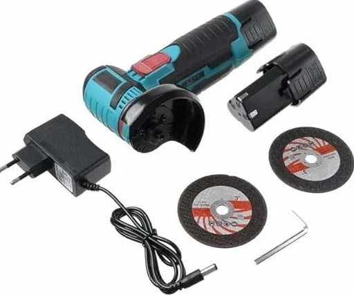 Mini Flex Mini Smerigliatrice Taglierina Elettrica A Doppia Batteria Litio 12v 1.5ah 76mm 19500rpm