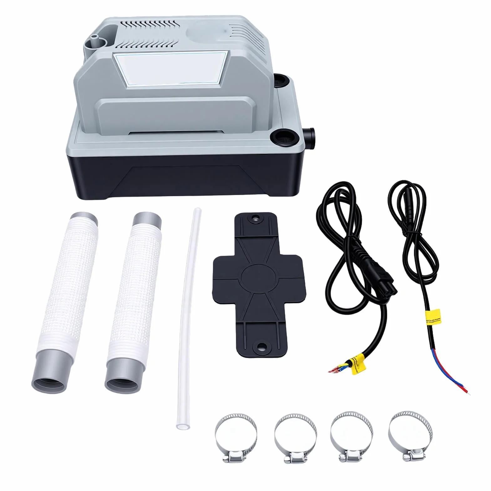 SEAFRONT Pompa di Condensa 1800ml, 200L/H Portata 5m Prevalenza Ultra | Funzionamento Silenzioso a 45dB, Materiale ABS, Serbatoio Capiente da 1,8L, Ideale per Deumidificatori e Macchine per il