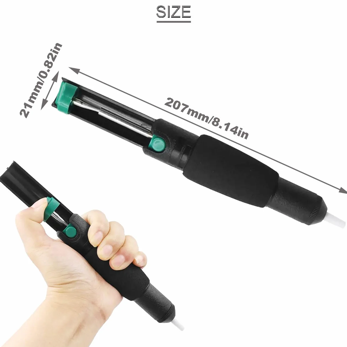 Ventosa per Saldatura a Doppio Anello 8" con Ugello Dissaldante CP2515 Strumento di Rimozione Saldatura