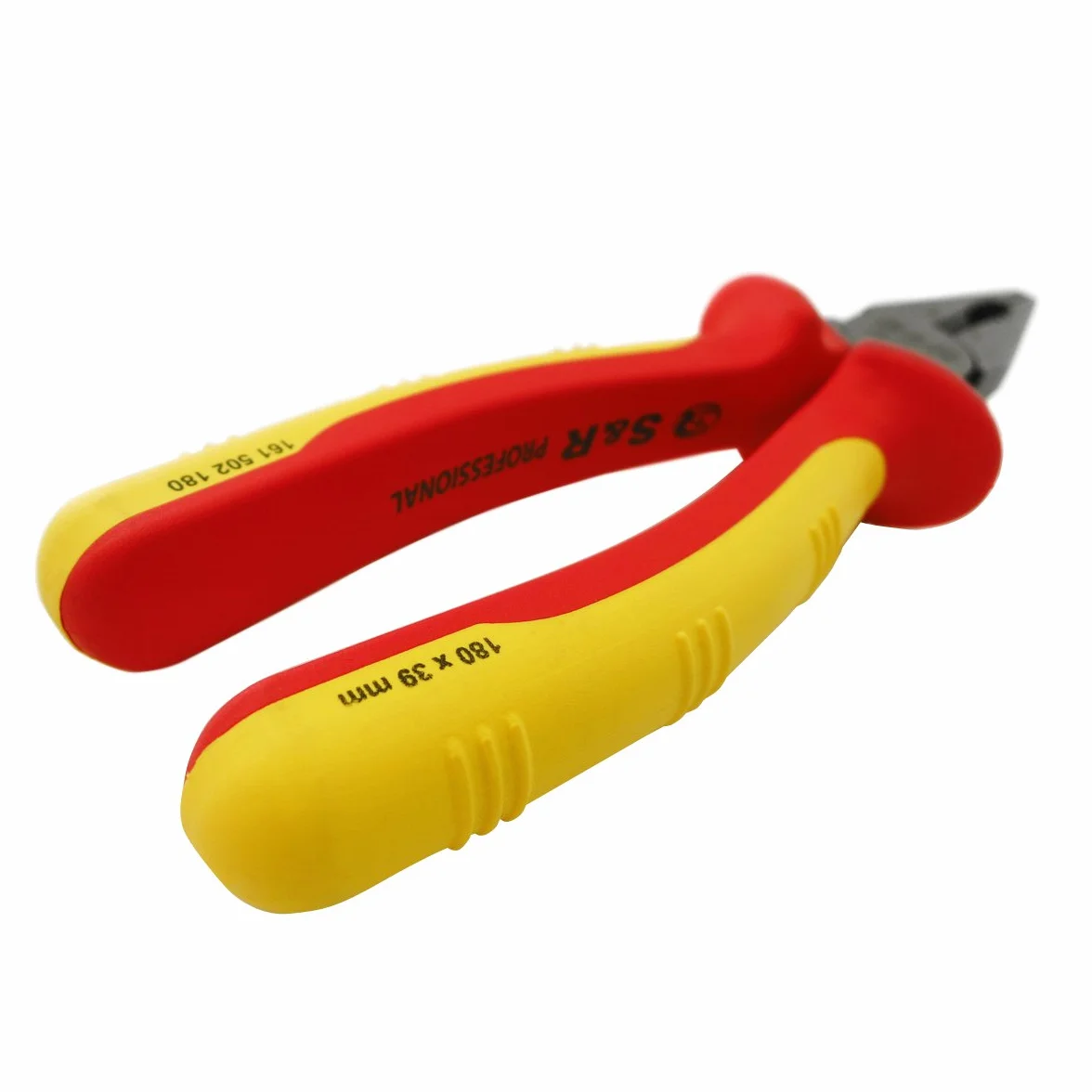 S&R Pinza da Elettricista Universale 180 mm VDE 1000V Acciaio Cr-V Forgiato