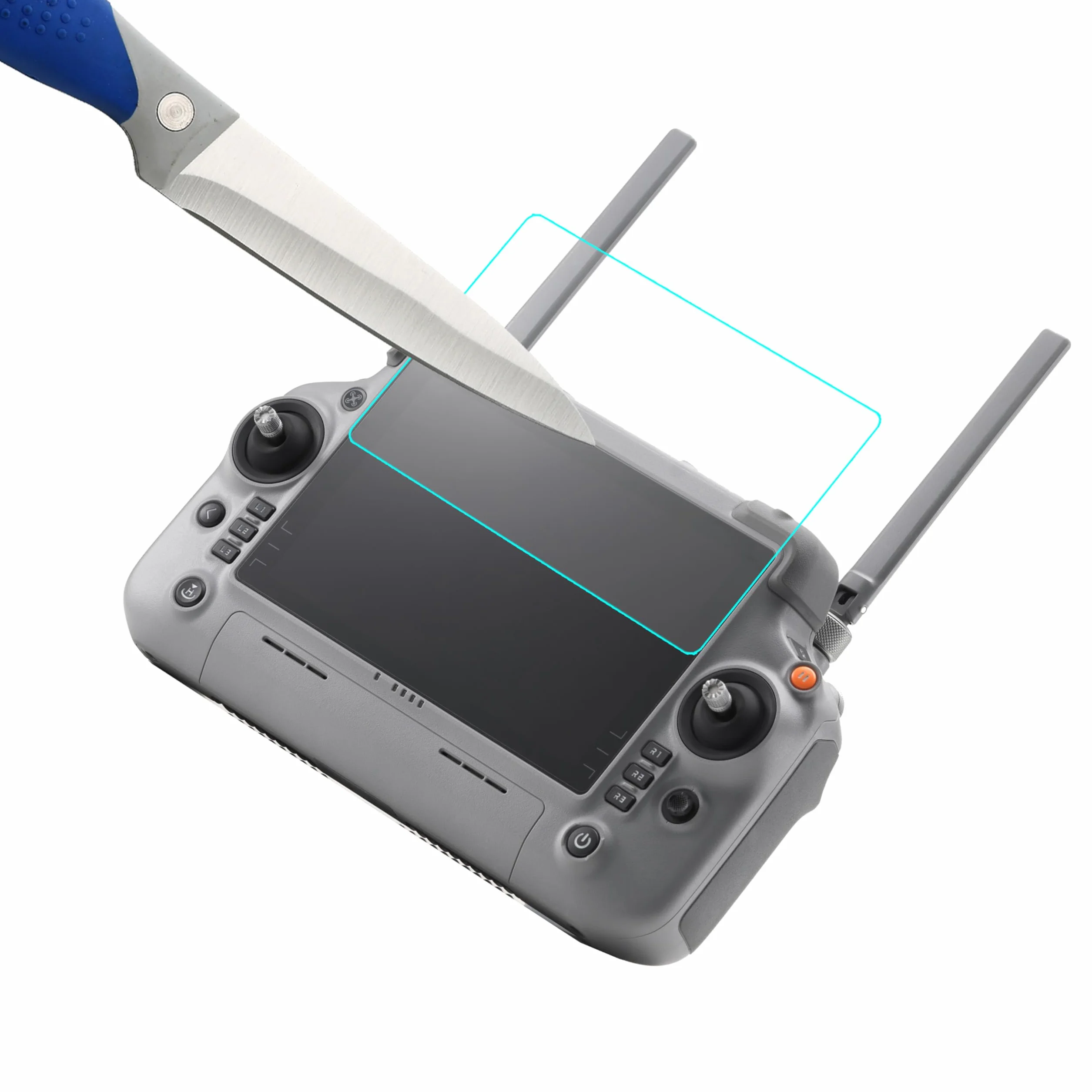 Mr.Shield Pellicola Protettiva per DJI RC Plus 2 Remote Controller Vetro Temperato [9H Durezza] [2 Pezzi] Protezione Schermo Senza Bolle