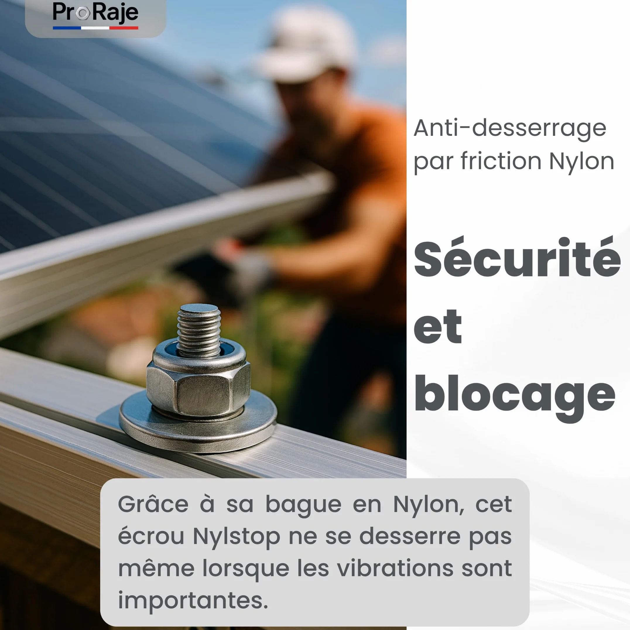 Dado Nylstop M16 in acciaio inox autobloccante esagonale DIN 985 A2-70 V2A 304 Ø 16 mm