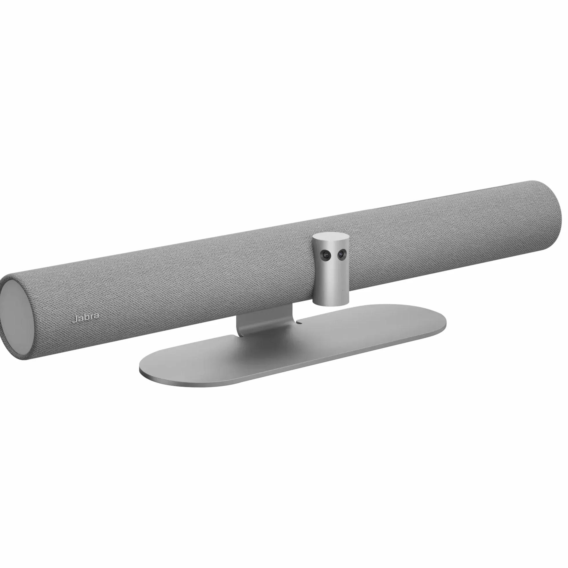 Jabra Barra video PanaCast 50 Panoramic 4K Soluzione per videoconferenze per sale piccole e medie, con campo visivo a 180 gradi e 8 microfoni Alimentatore UE Grigio
