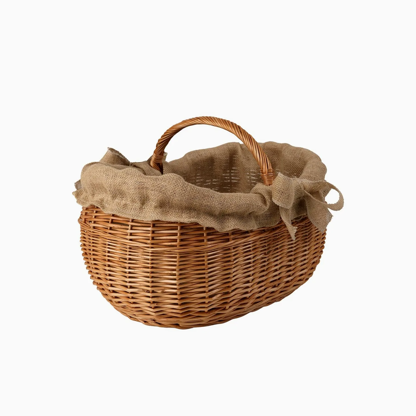 Cesta Portalegna da Interno in Vimini Porta Legna da Interni Fatto a Mano Cesta in Vimini per Legno Cestino per tronchi Ceste per Legna da Interno