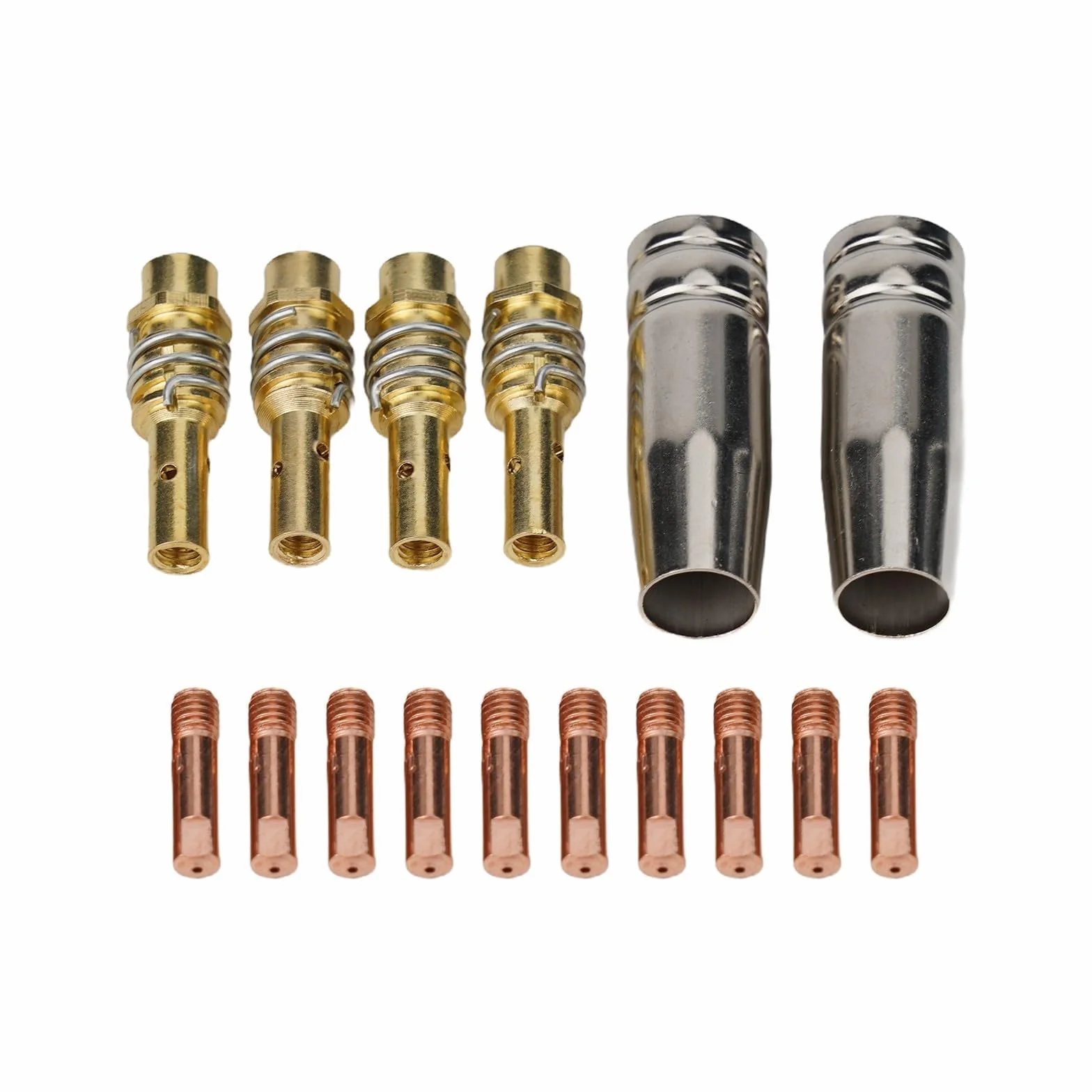Zestaw MIG do spawania MB15 15AK 16 sztuk dysze i końcówki 1,2 mm