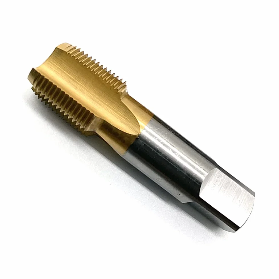 Maschi filettati TIN HSS Vite per tubi americana G1/8 G1/4 G3/8 RC1/2 G5/8 RC3/4 NPT 1/8 1/4 3/8 1/2 5/8 3/4 G5/8-14