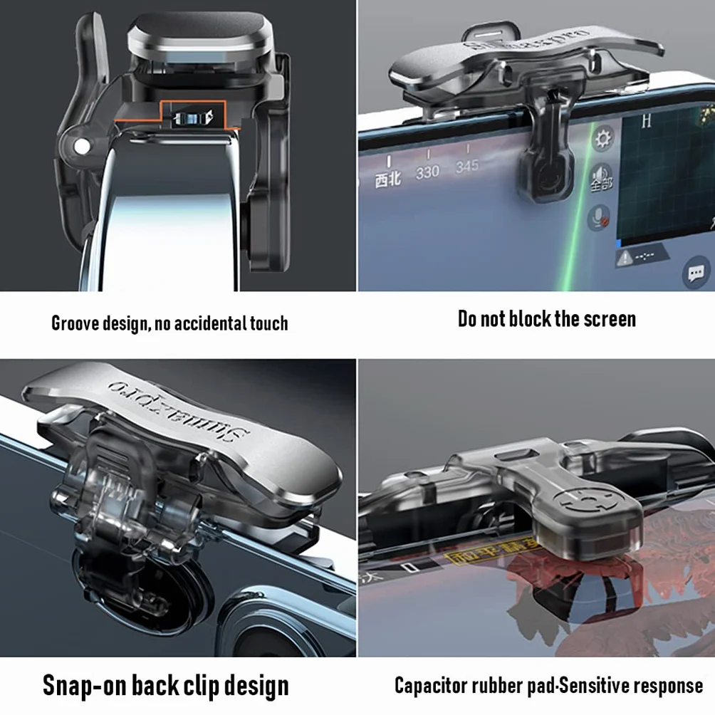 Unknows Controller Trigger, Mobile Gaming Controller Compatibile con Mobile/Fortnitee/Call Of Duty, Sensitive Aim [Video Game]