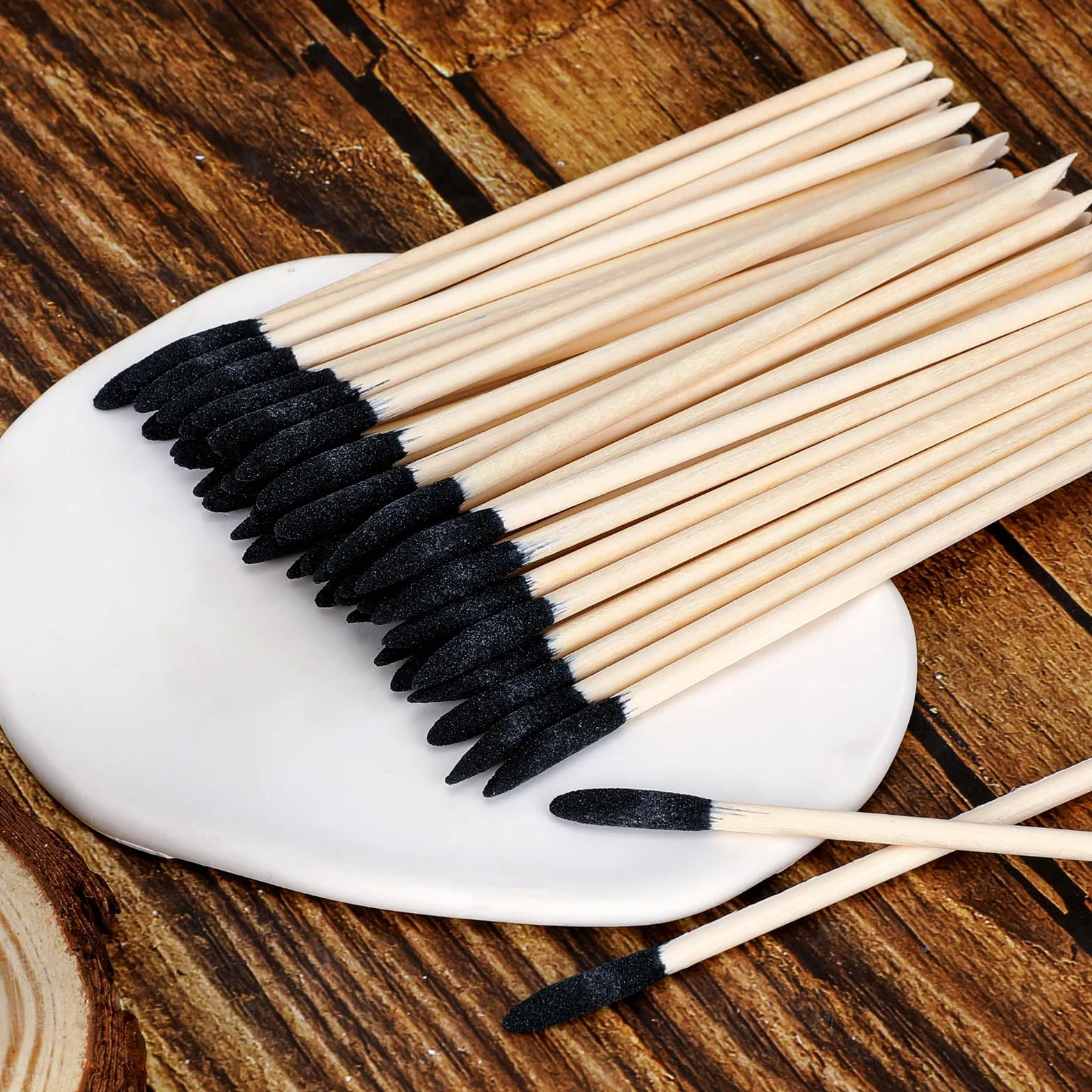 Bastoncini abrasivi 50 pezzi per spazi ristretti, levigatura obliqua per modelli in plastica e legno