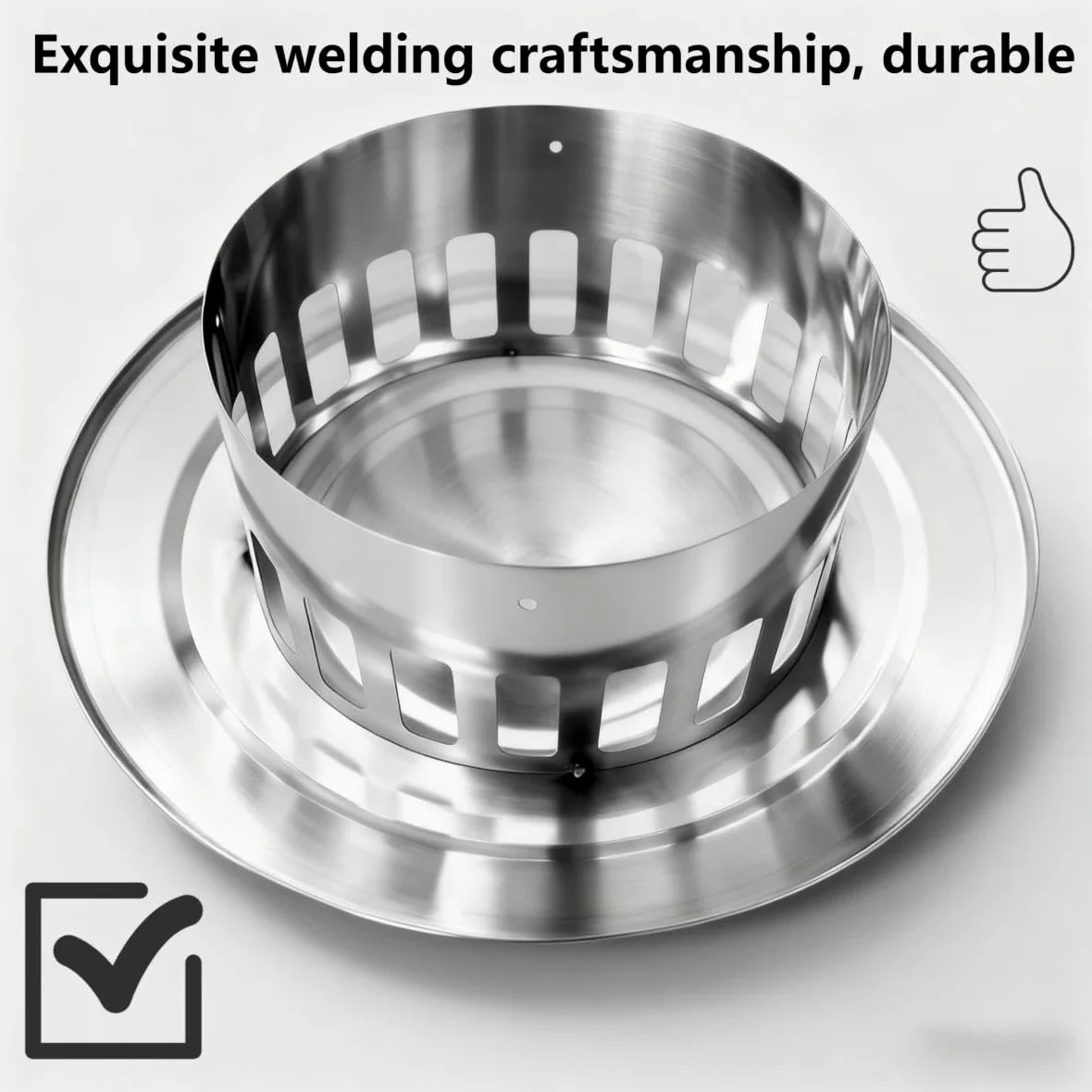 Comignolo Antivento Antipioggia, Cappello Per Ventilazione Camino 110mm-200mm Cappello Scarico Fumi Stufa, Per Camino Conico Cappa Terminale Canna Fumaria(200mm/8in)