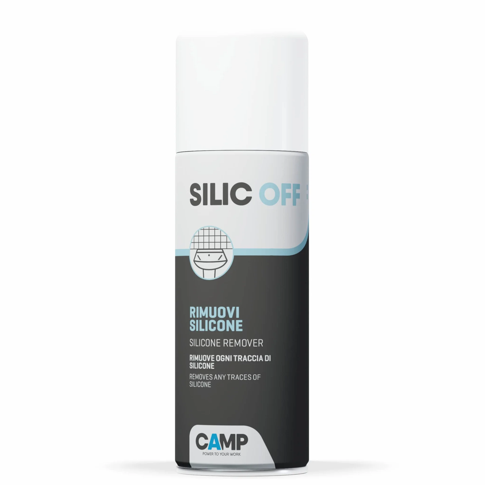 Camp Silic Off Rimuovi Silicone Spray per Rimozione Silicone Fresco e Indurito