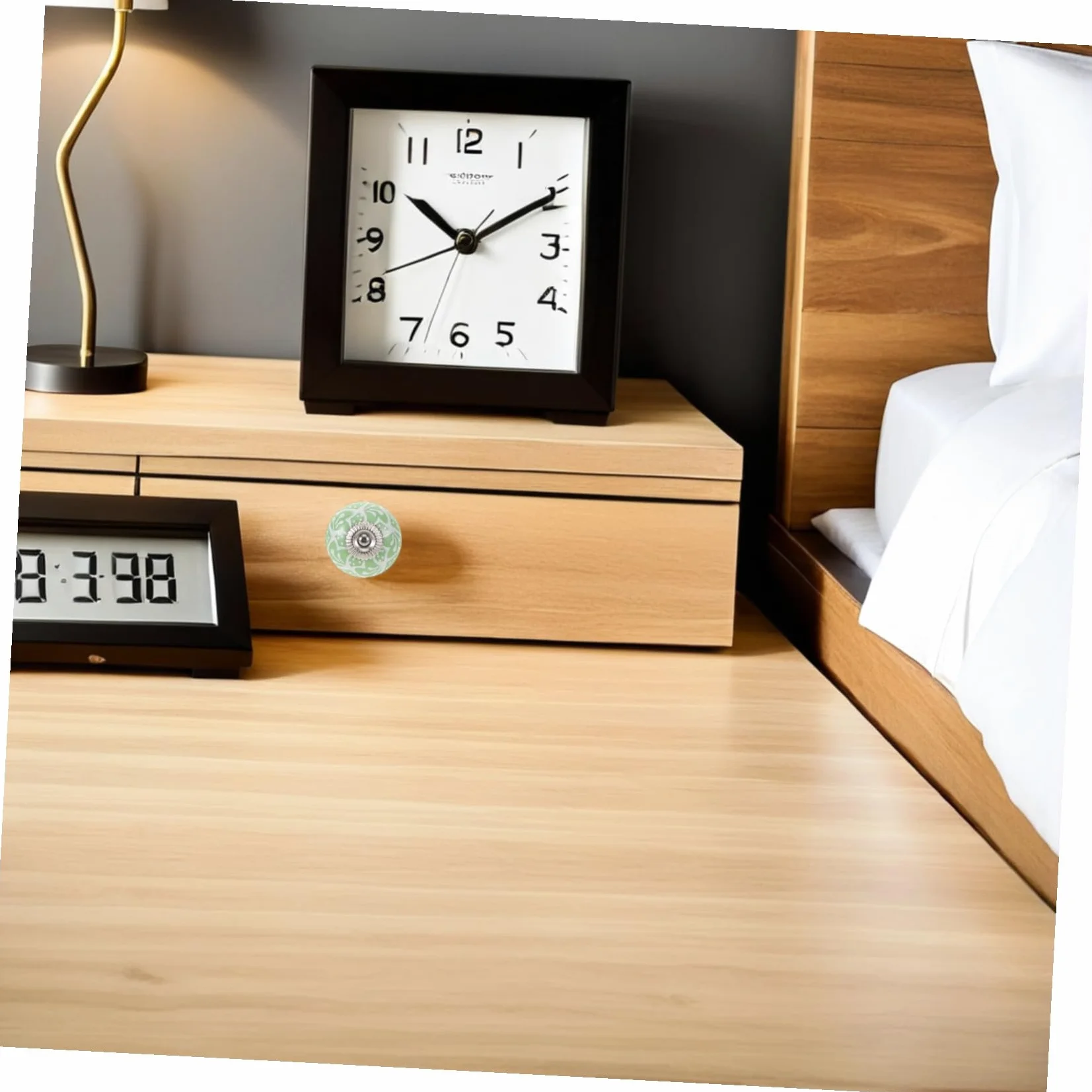 LIFKOME 10 Pezzi Set da 10 Pomelli Rotondi in Ceramica Verde per Mobili, Manopole Decorative per Cassetti, Armadi e Cassettiere, con Viti Incluse, per Cucina e Arredamento Casa