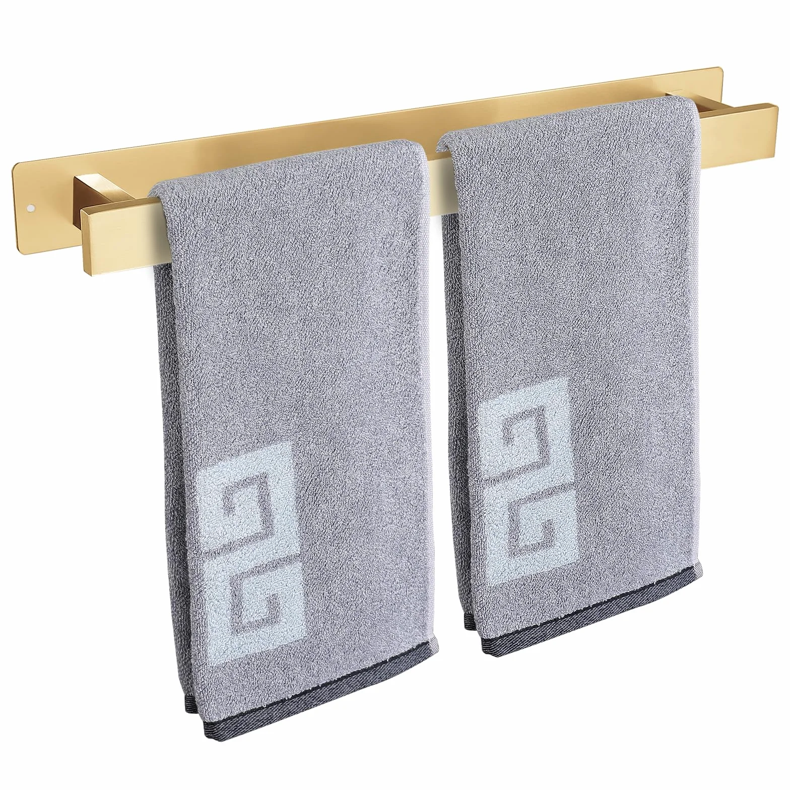 Portasciugamani da bagno in acciaio inossidabile impermeabile antiruggine 40 cm oro