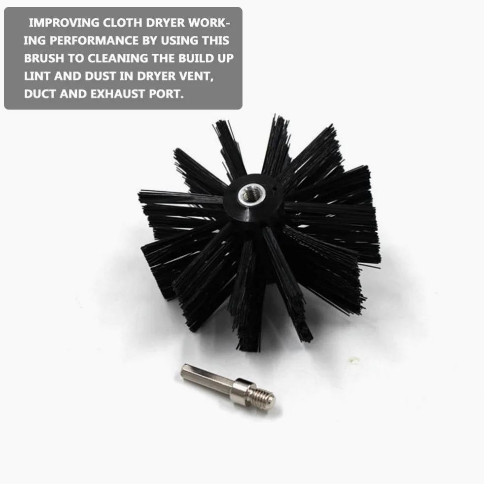 1 Set Spazzola Per Tubi Canna Fumaria Canna Fumaria Flessibile Spazzola Per Fumi Sintetico Kit Rotativo Flessibile Canna Fumaria Spazzole Vent Cleaner Pulito Nylon Impostare