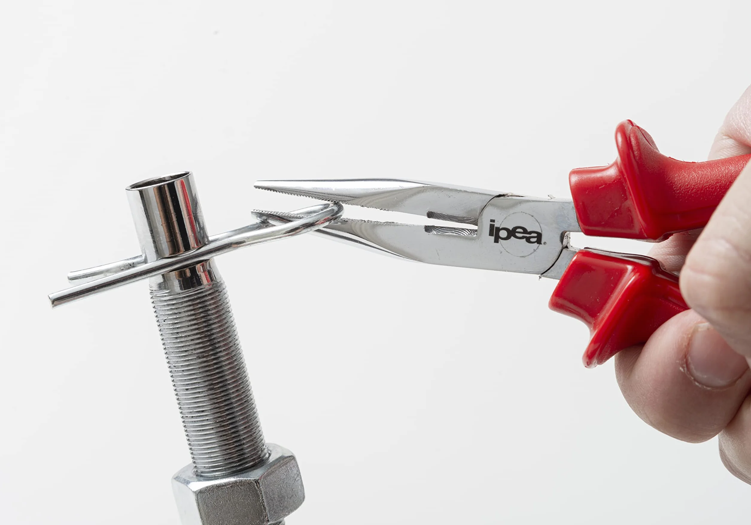 IPEA Pinza a Becco Dritto Professionale 17 cm Acciaio Universale