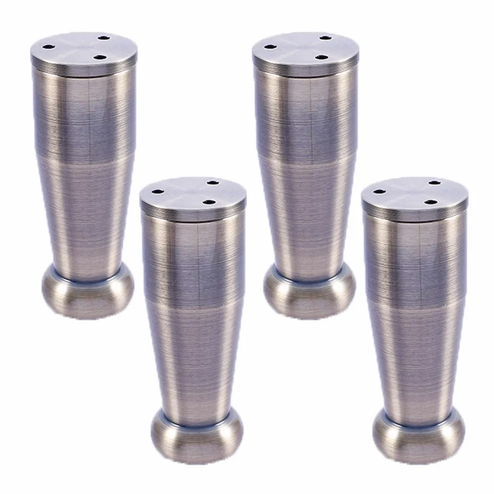 Gambe per mobili Gambe per tavoli in metallo regolabili Piedini per mobili Piedini per mobili in alluminio in stile europeo Sostituzione Gambe per alzate per mobili Gambe per divano Gambe per divano