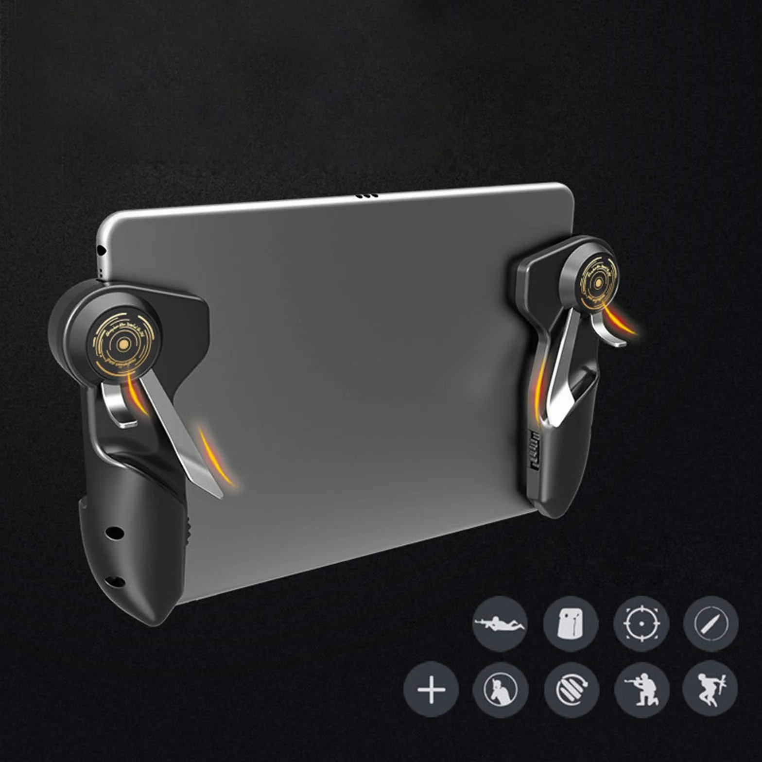 SHEAWA PUBG Controller di Gioco Joystick Trigger Maniglia Sparatutto Fuoco Mira Pulsante Gamepad per iPad Tablet PUBG Accessori di Gioco