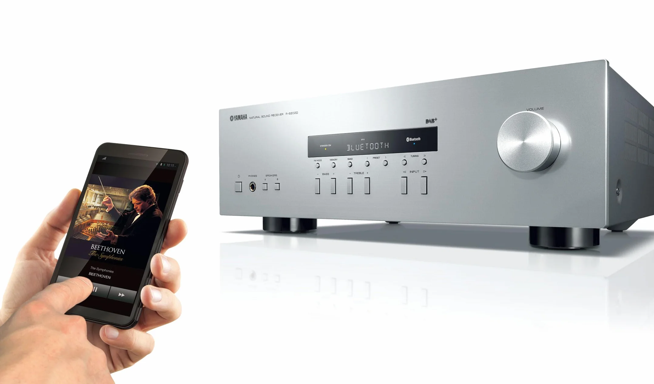 Yamaha ARS202DSI R-S202D Sintoamplificatore, Argento