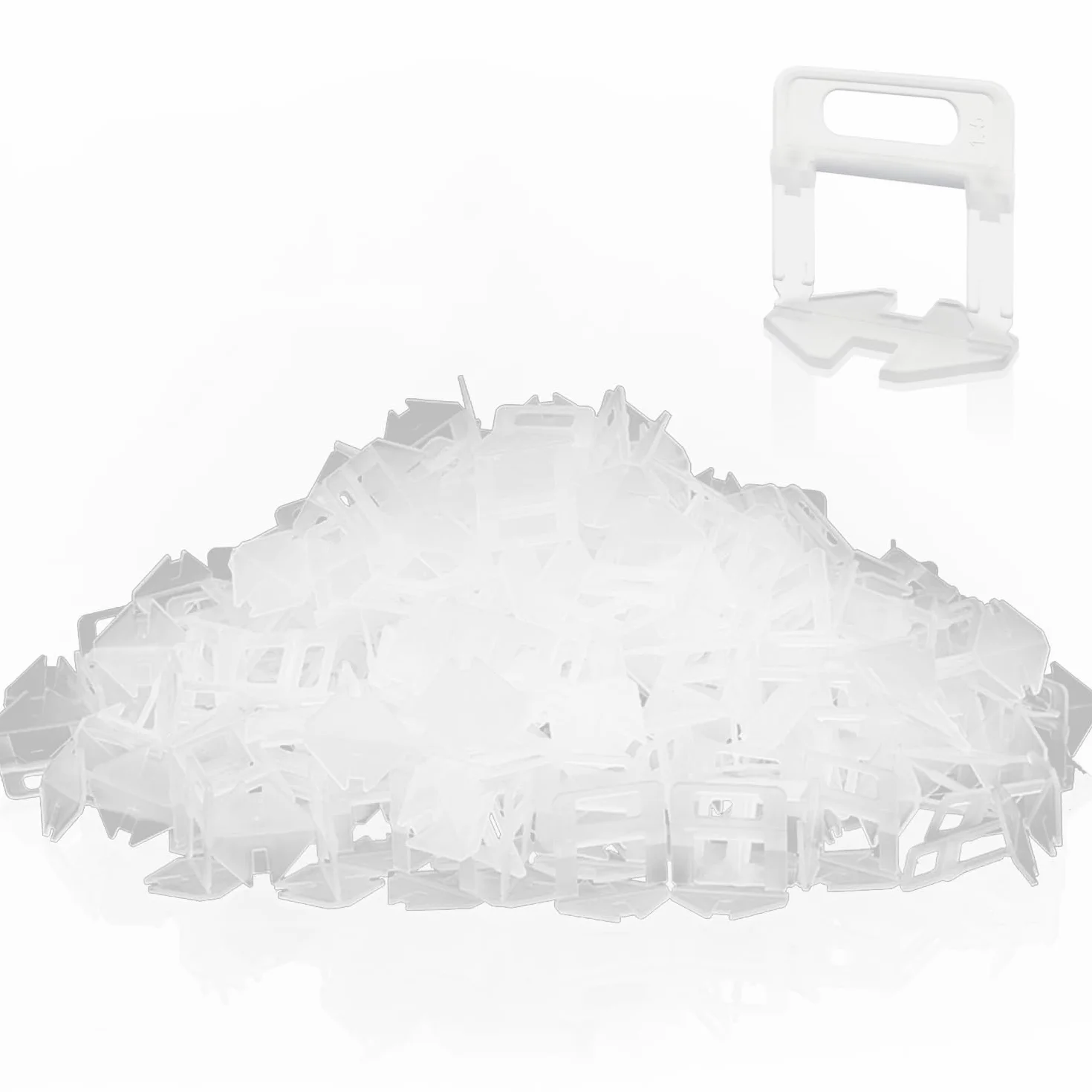 Distanziatori per Piastrelle 1.5mm 1000 Pezzi, Spessori in Plastica Livellatori