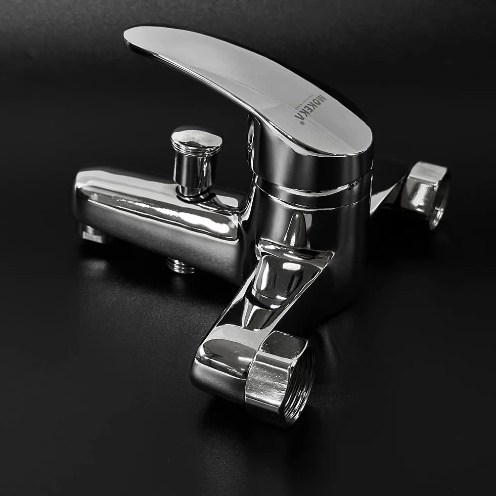 Rubinetto vasca da bagno miscelatore vasca da bagno MOKEKA rubinetto doccia da muro (Single)