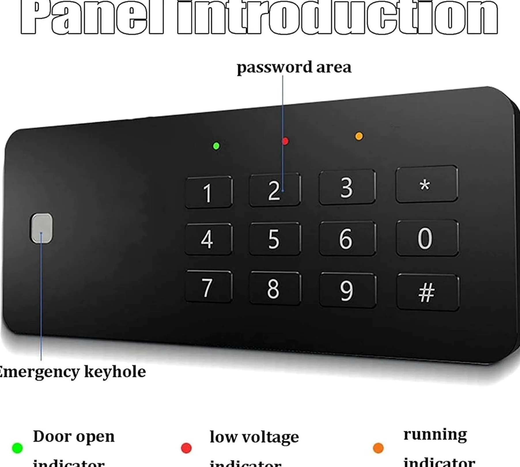 Cassaforte Domestica, Blocco Password per Impronte digitali Cassaforte Elettronica Cassetta di Sicurezza ignifuga e antifurto Scatola portaoggetti Multifunzionale, White-1