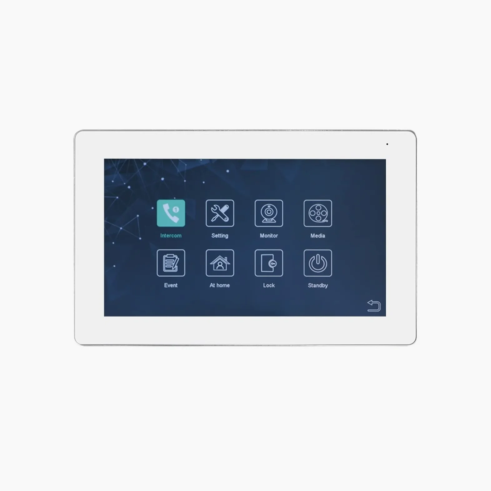 Videocitofono Wifi, Videocitofono Tuya da 10 pollici for il videocitofono multilingua del telefono del portello del touch screen domestico con controllo di accesso remoto per la sicurezza domestica(J-