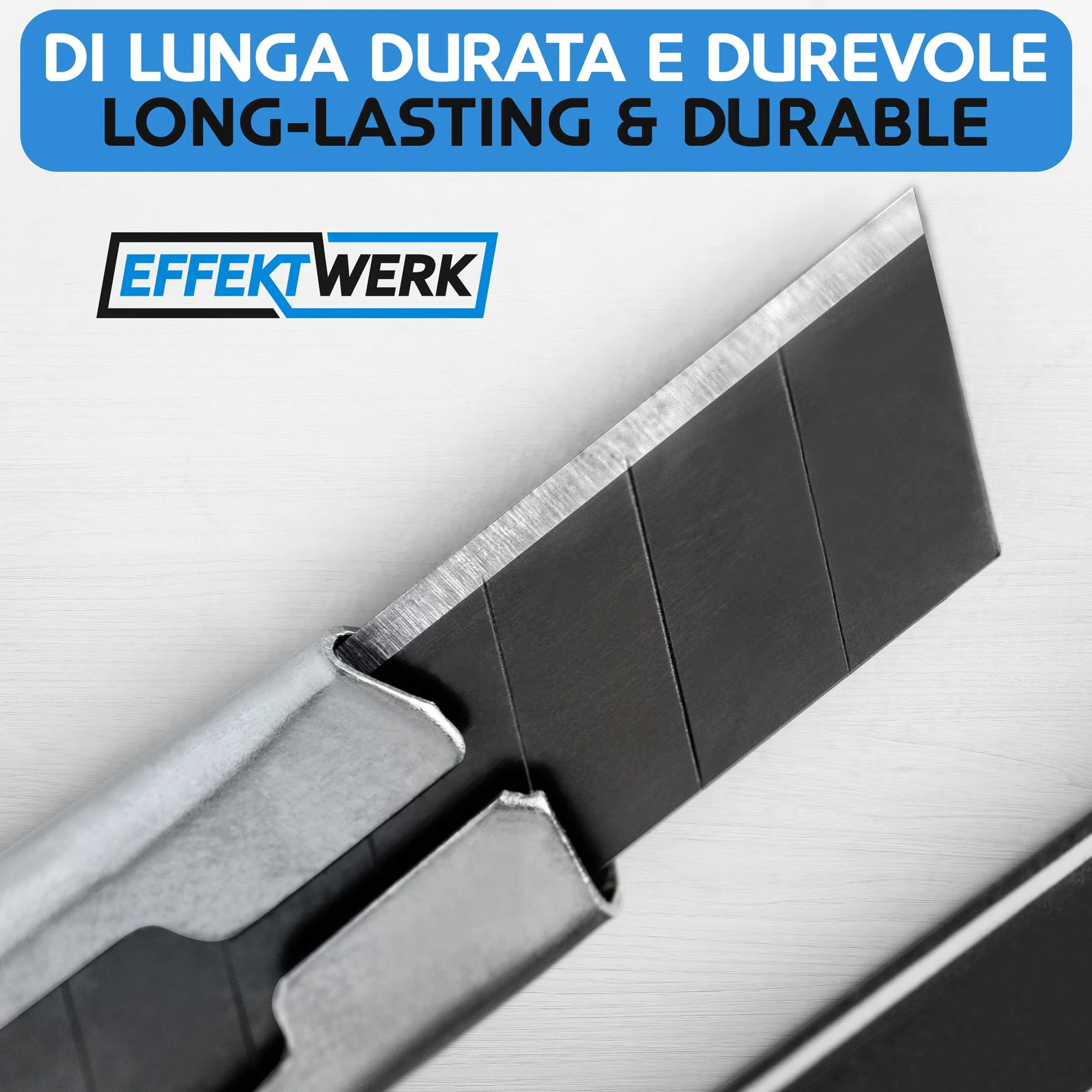 Effektwerk 120 sztuk ostrza do noża 18 mm węglikowe lamele