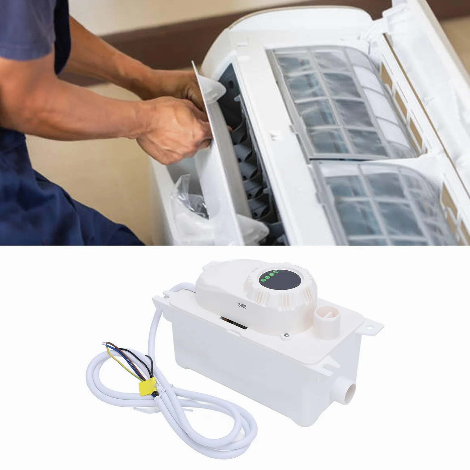 Pompa Condensa HAVC Silenziosa Potente 100 L/h per Condizionatori,