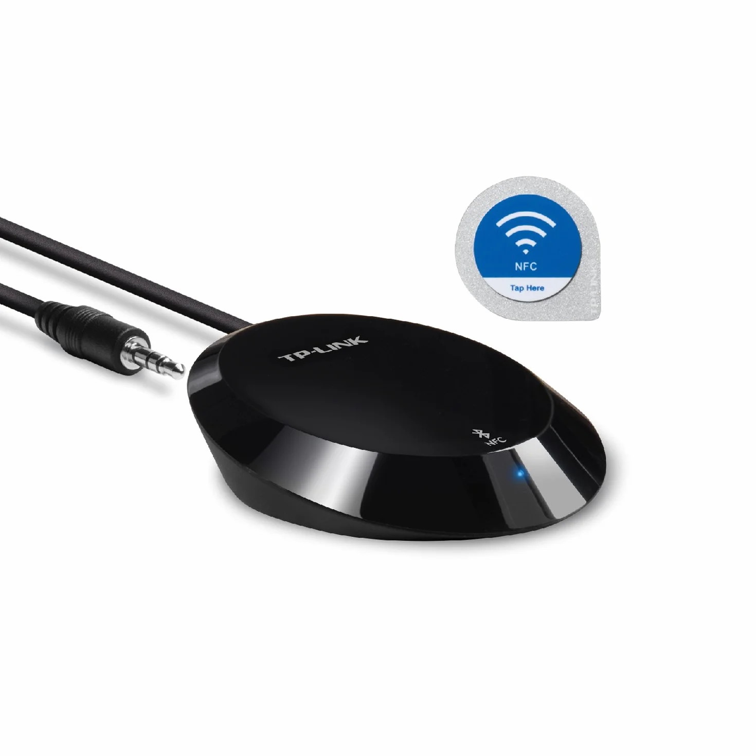 [Vecchio Modello] TP-Link - Ricevitore musicale Bluetooth HA100; con tecnologia NFC; per iPhone, iPad, smartphone, tablet, laptop e qualsiasi dispositivo Bluetooth; connettori da 3,5 mm o RCA; colore: nero