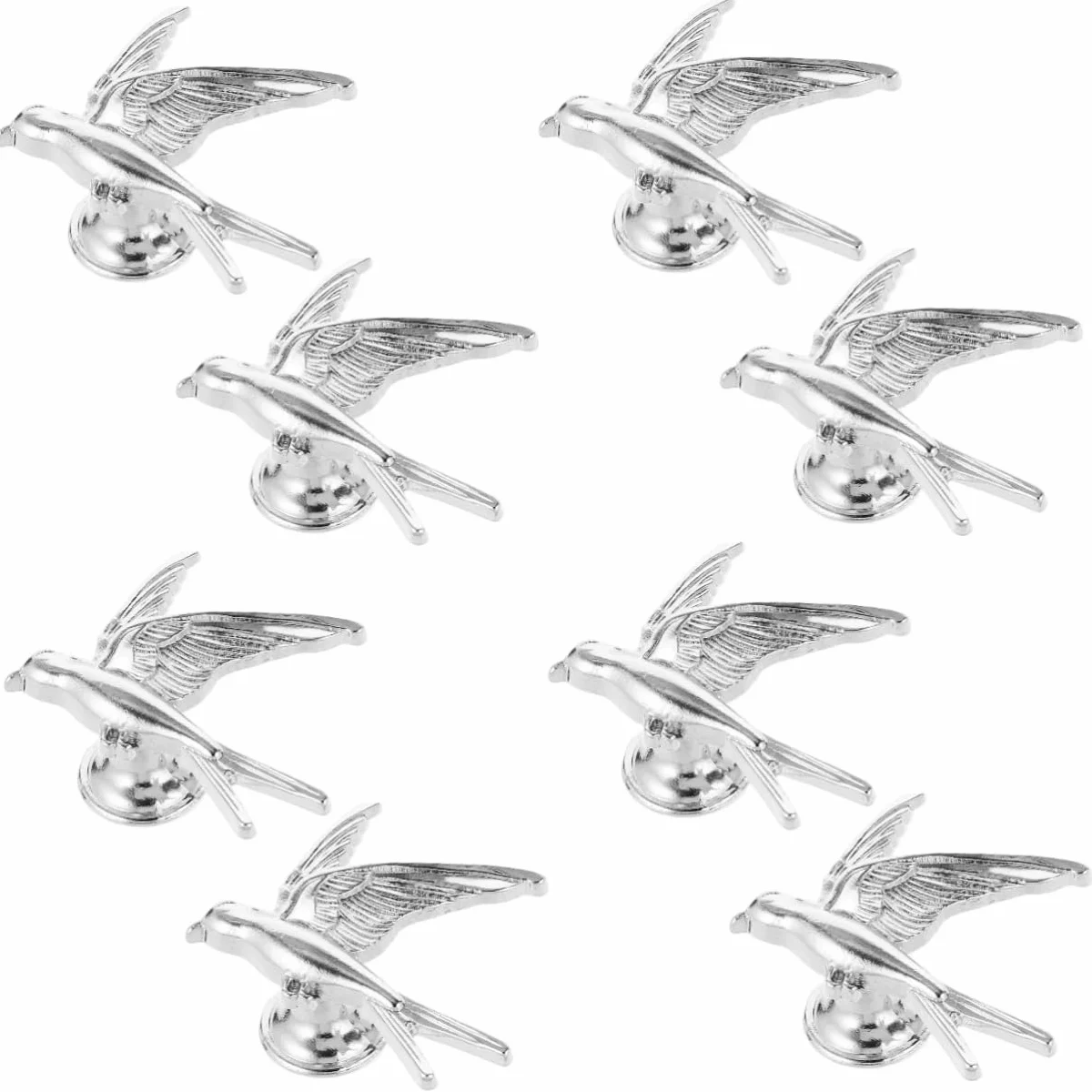 Uonlytech 4 Set Di Maniglie Per Cassetti in Metallo Maniglie Per Mobili Maniglie Decorative Per Uccelli Maniglie Per Porte Interne Facile Installazione 2 Pezzi*4