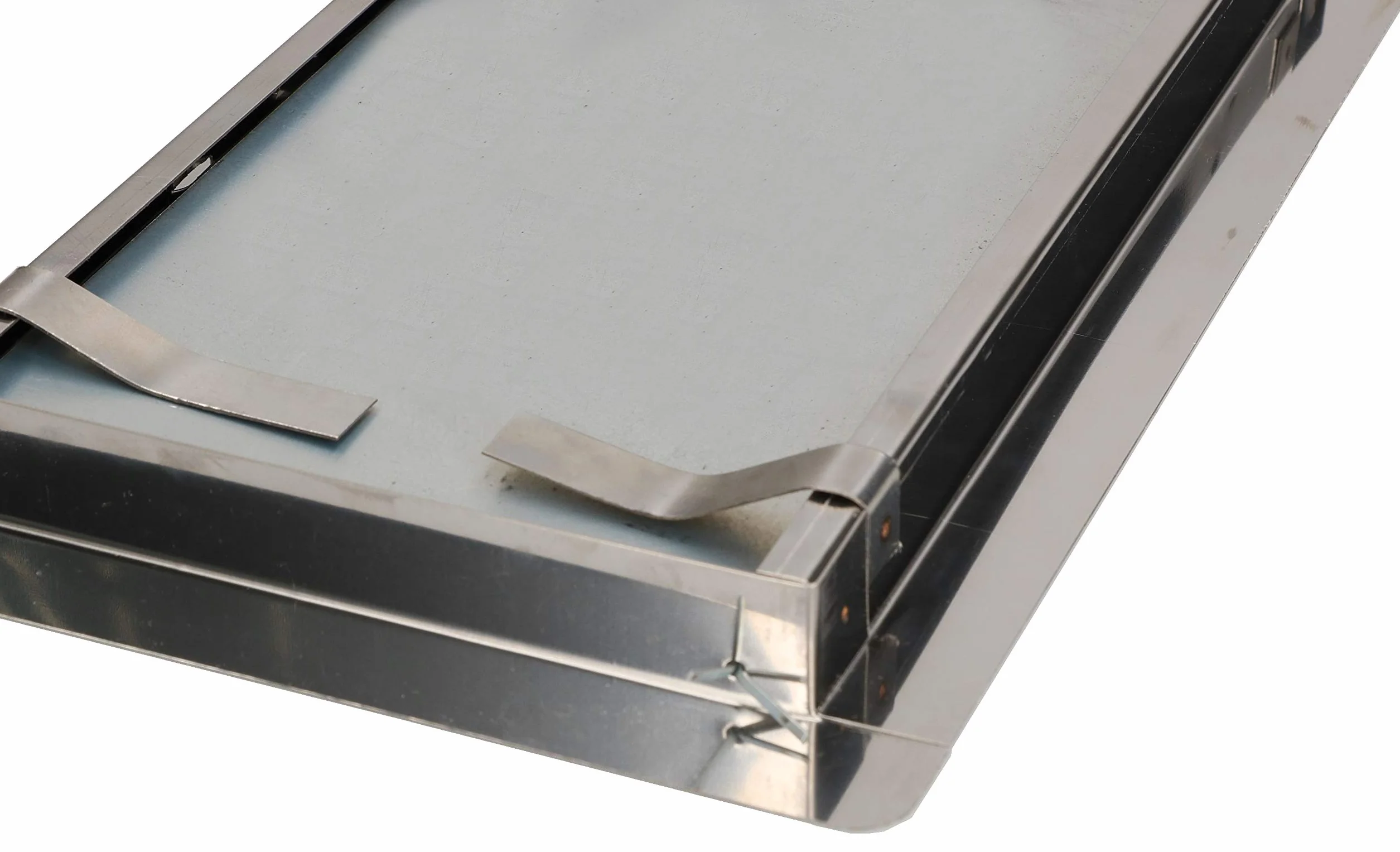 KOTARBAU® - Porta per camino, 13 x 26 cm, in acciaio inox, per ispezione e manutenzione