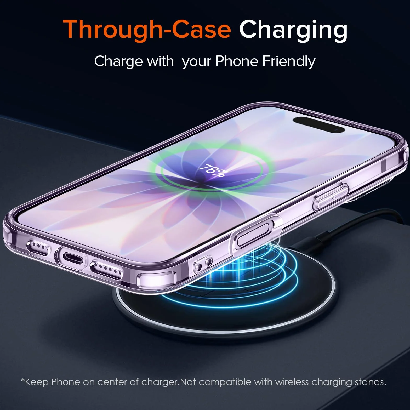 iVoler Anti Ingiallimento Chiaro Cover per iPhone 17 6.3 Pollice con 2 Pezzi Pellicola Vetro Temperato, [Antiurto di Grado Militare] Custodia Trasparente Sottile Case
