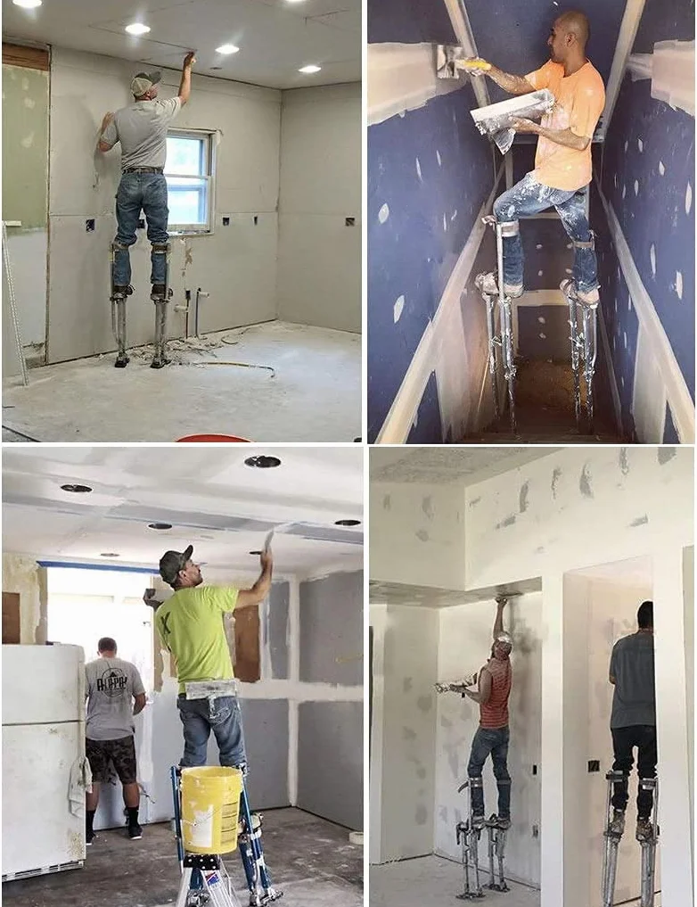 Trampoli da lavoro in alluminio regolabili 46-102 cm per pittori e artigiani