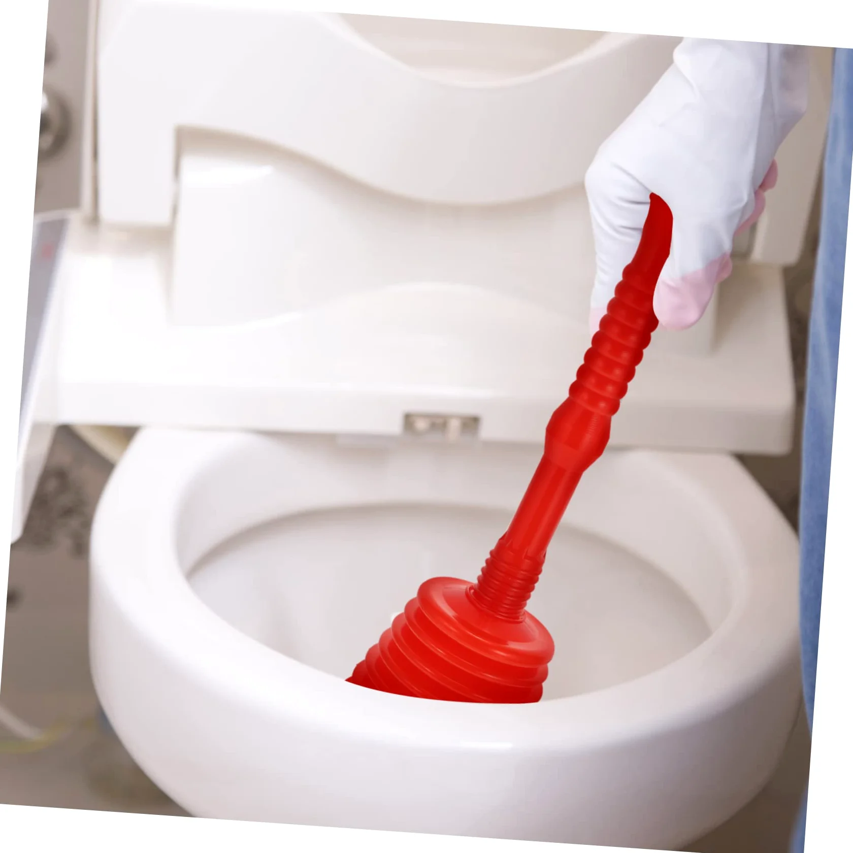 TOPBATHY 4pezzi Sturalavandini Gomma con Manico Ergonomico per Pulizia di Scarichi e Tubature Casa e Ufficio