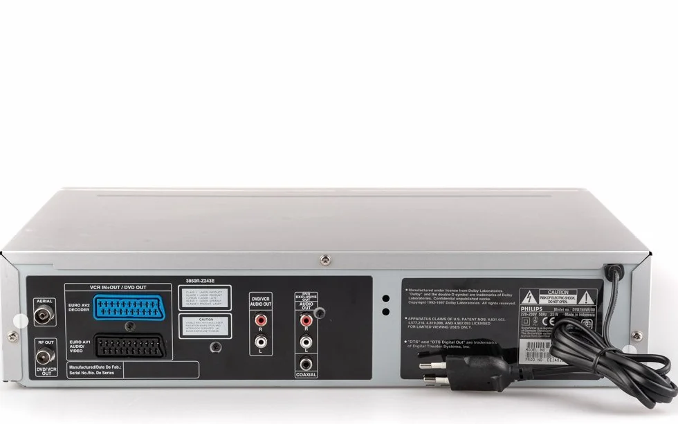 Philips DVD 755VR - Videoregistratore VHS combinato con lettore DVD