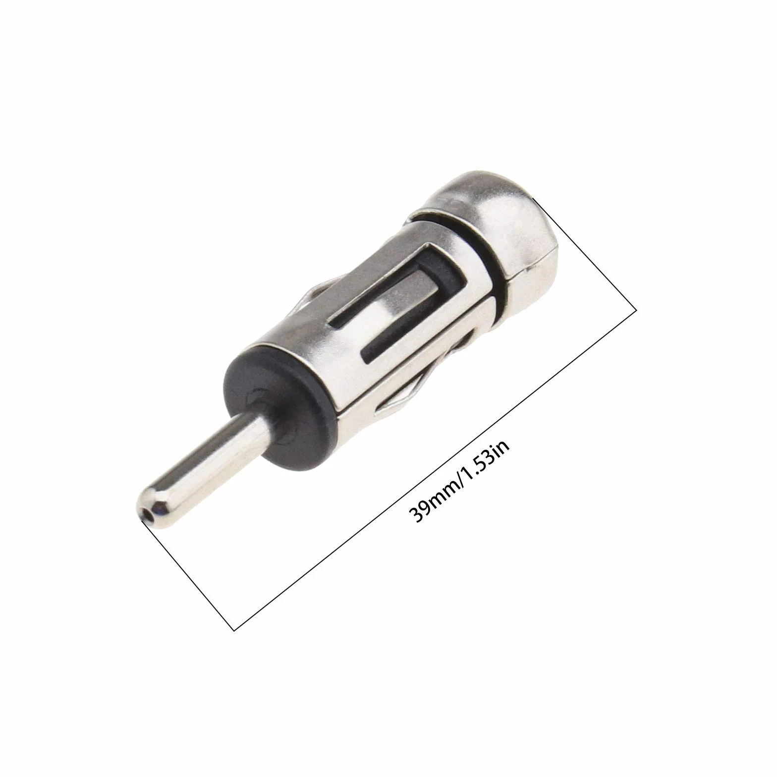 OTOTEC Connettore convertitore antenna auto DIN maschio a ISO femmina, adattatore universale per antenna radio FM, confezione da 10