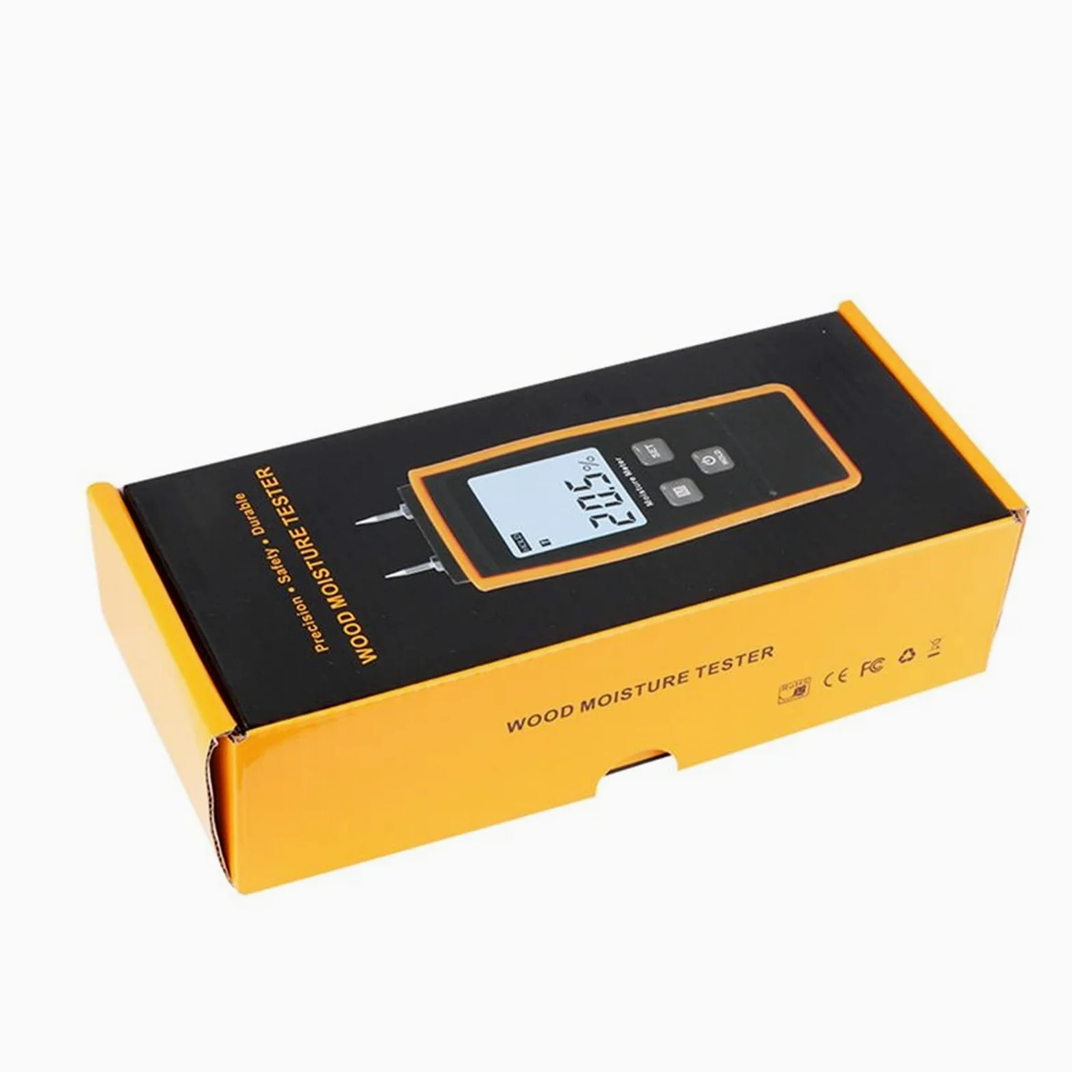 Igrometro Digitale Misuratore di umidità del legno digitale LCD 0-80% Rilevatore mortaio cemento portatile