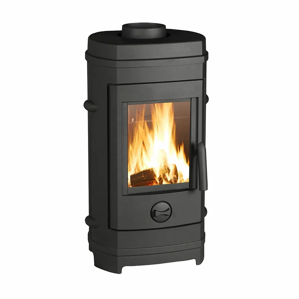 Invicta - Stufa a legna in ghisa Remilly, 7 kW, superficie di riscaldamento da 40 a 85 m², flamme verte, 7 stelle