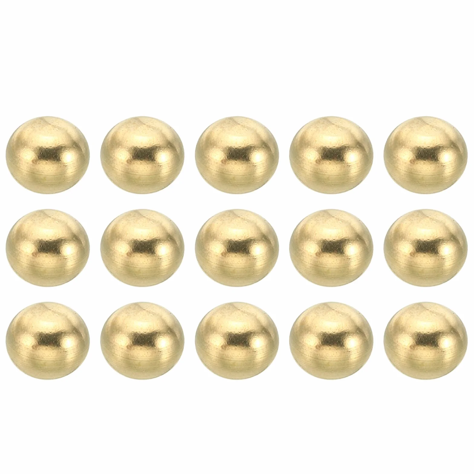 PATIKIL M3x0.5 Filettatura Tappo Dadi Manopola Ottone Sfera Lampada Decorazione Vite 10mm