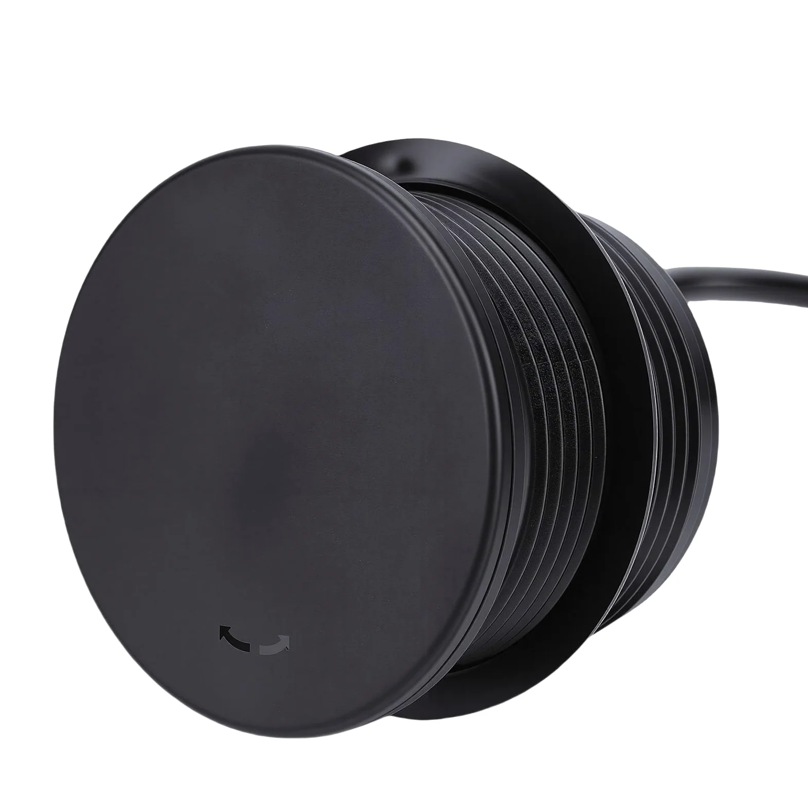 Jectse Ciabatta Integrata con Ricarica Rapida USB C, Presa da Incasso con Coperchio e Cavo, Presa da Tavolo 16A per Scrivania di Mobili, Ciabatta da Scrivania (Spina europea 220 V)