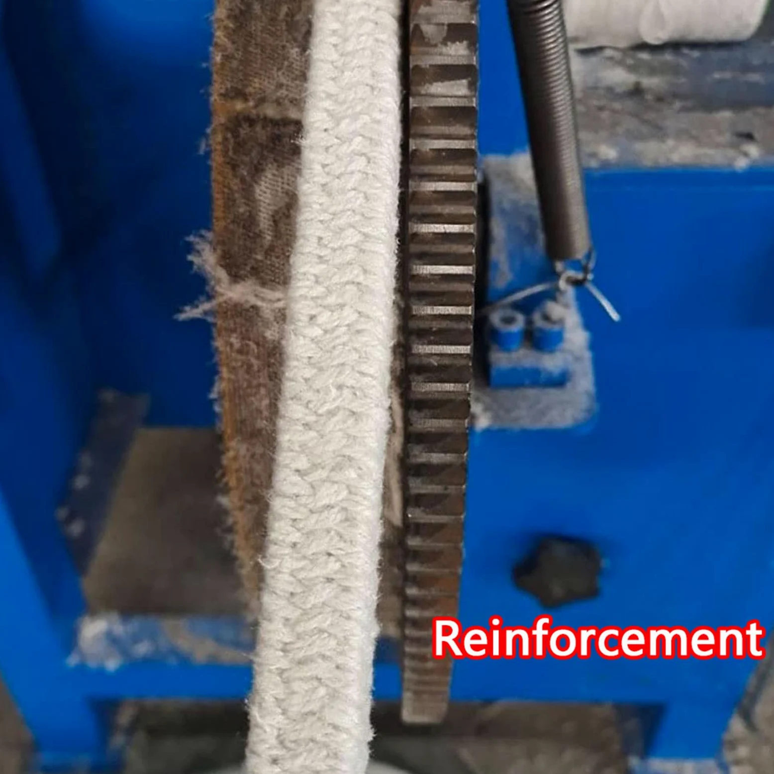 Guarnizione per stufa a legna, 5 m, in fibra di ceramica, resistente alle alte temperature, per stufe, camini, porte (diametro 50 mm)