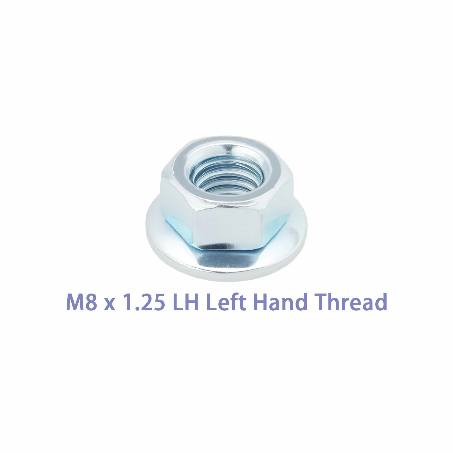 ECSiNG 4 pezzi dado di ricambio M8 x 1,25 LH filettatura sinistra per decespugliatore trimmer