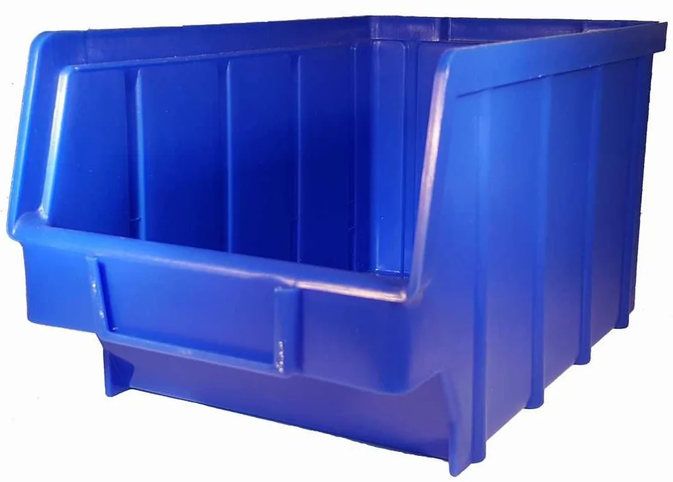 Scatole impilabili PP 52 pezzi 145x248x127 mm blu GR.3