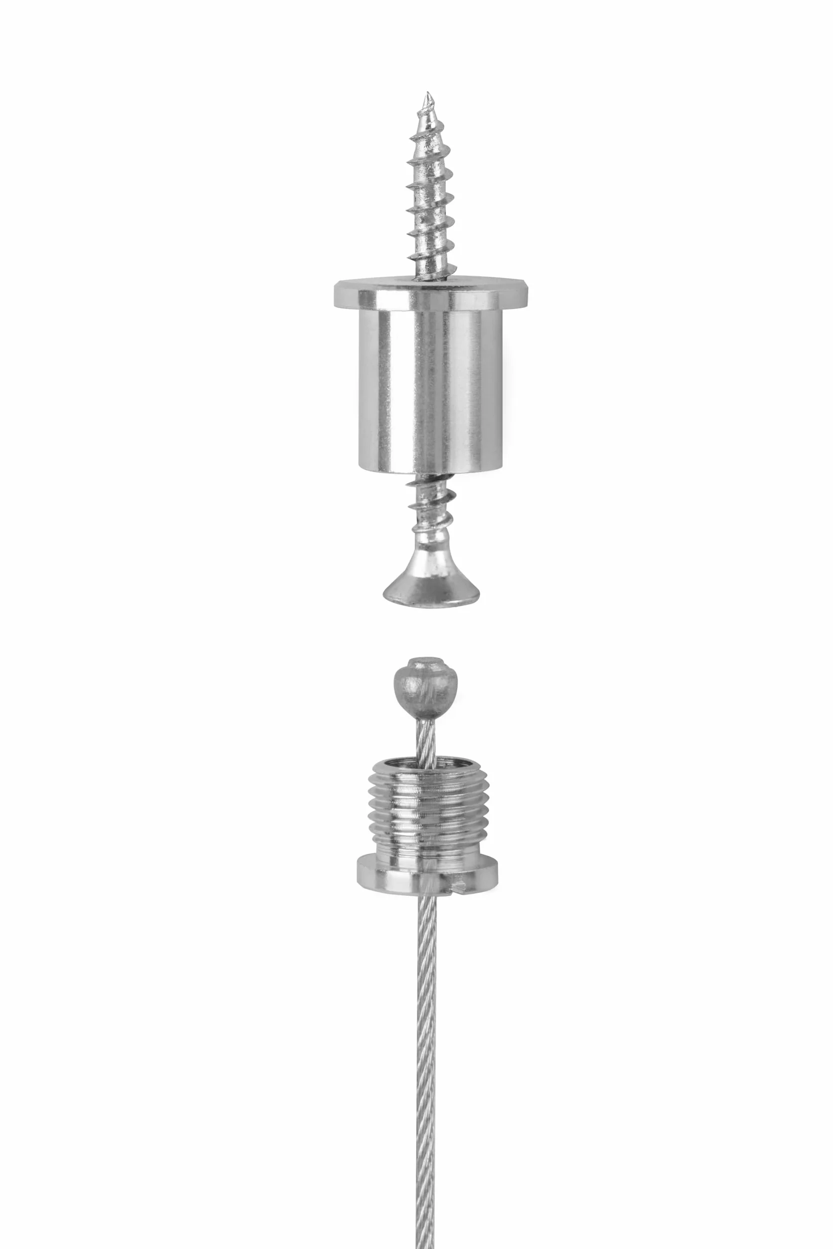 Kit di sospensione con gancio per pannello 6 mm 200 cm 5 pezzi
