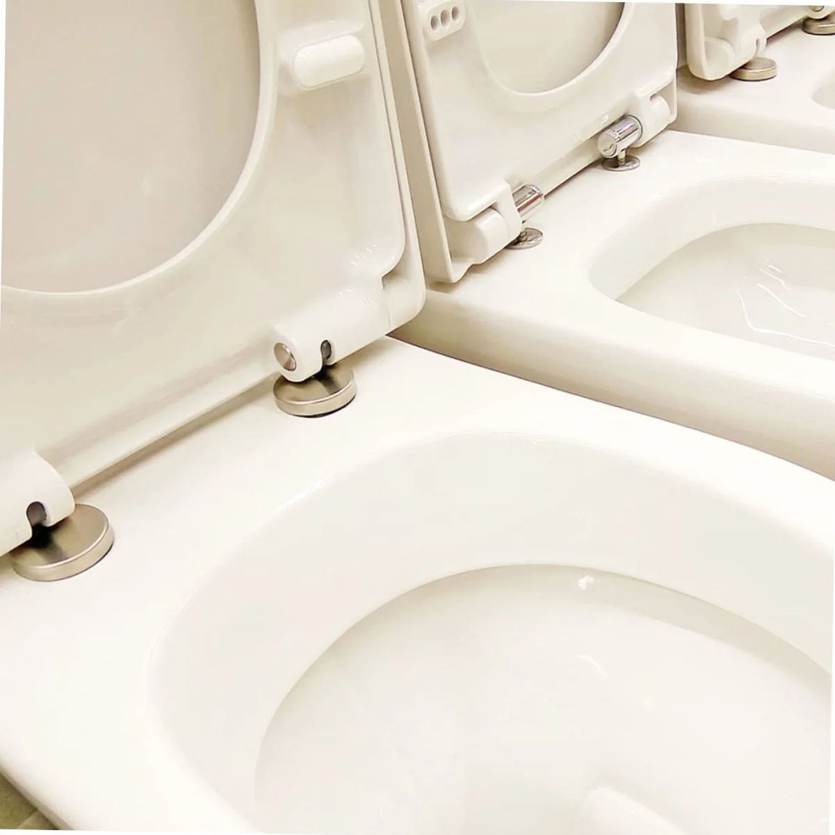Set 4 Pezzi Bulloni e Dadi di Fissaggio in Acciaio Inox per Sedile Wc, Raccordi a Sgancio Rapido