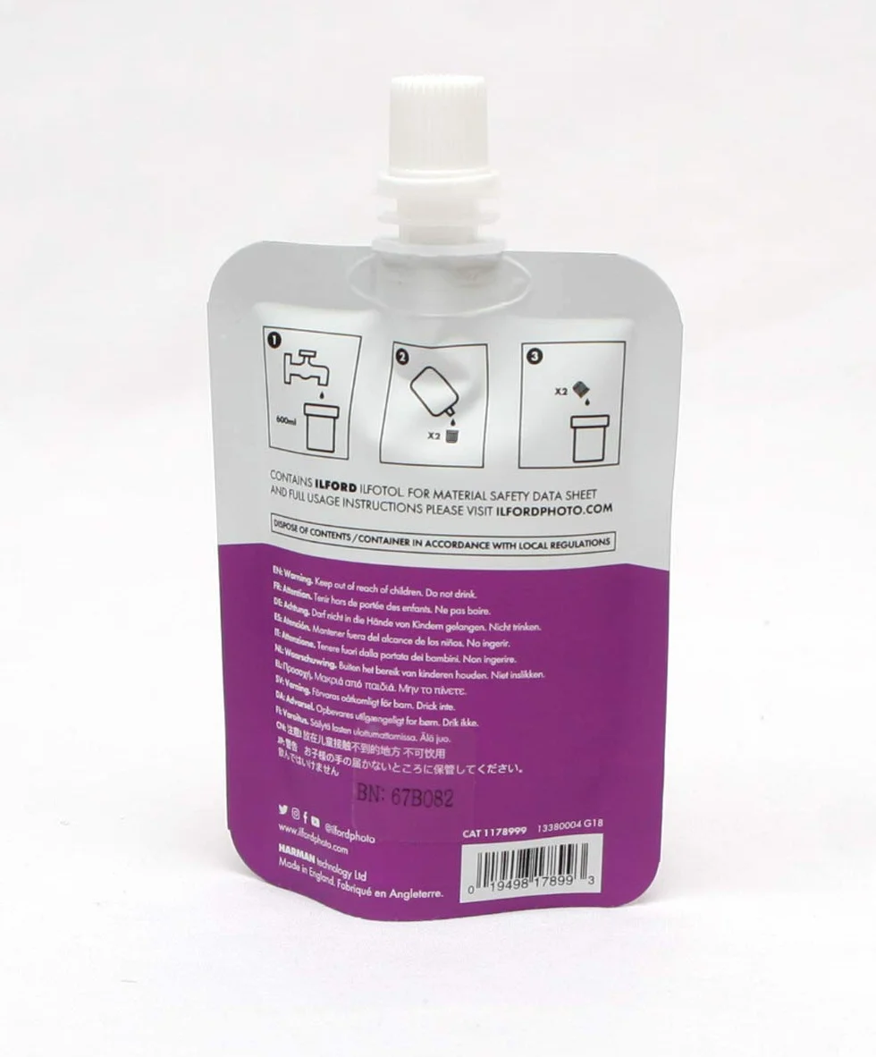 Agente bagnante per pellicole Ilford Simplicity (Ilfotol) 25 ml, 1 foglio, Carta, [EO], 14 cm