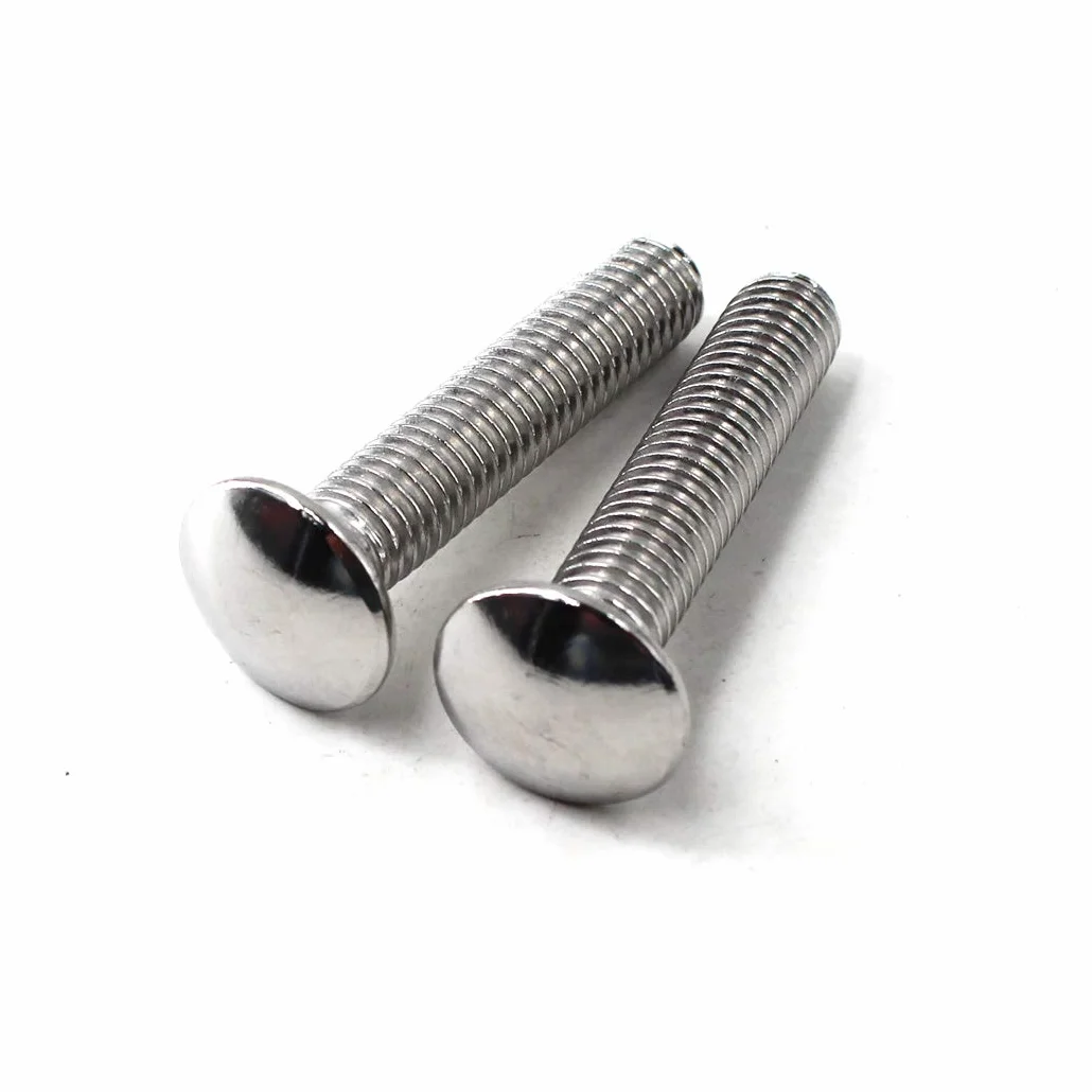 Bulloni a testa tonda M6 x 35 acciaio inox 304 confezione da 30